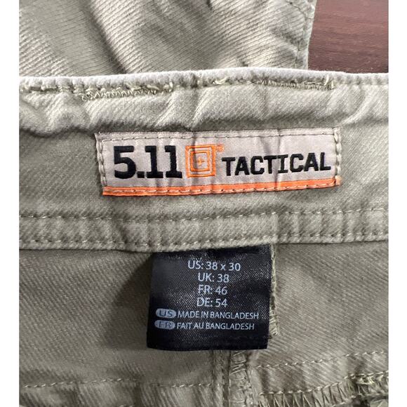 511 Tactical Mens Pants Utility Outdoor Performance Workwear Tan Khaki Sz 38 x30 - Picture 7 of 11